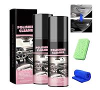 LLELEMAMO Nicetopu Polishing Cleaner, 2025 New 100ml Polish Cleaner for Car Interior, Car Interior Spray, Interior Detailer Spray for Rubber, Leather (2Pcs)