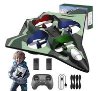 LLELEMAMO Rc Jet, Rc Stunt Fighter Jet Toy for Kids with 360° Flips & LED Lights, Christmas Remote Control Helicopter, Remote Control Airplane Delivers for Every Sky Enthusiast (Style3-1)