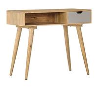 LLEZKBR Accueil, tables d'appoint, tables d'appoint, table console 89 x 44 x 76 cm en bois de manguier massif