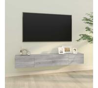 LLEZKBR Centres de divertissement et supports TV, meubles TV muraux 2 pièces gris Sonoma 100 x 30 x 30 cm en bois d'ingénierie