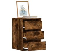 LLEZKBR Commode d'angle en chêne fumé 40 x 41 x 58 cm