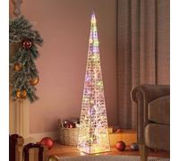 LLEZKBR Cône lumineux LED décoratif en acrylique Multicolore 120 cm