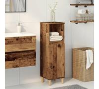 LLEZKBR Ensemble de meubles de salle de bain - Meuble de salle de bain - Bois ancien - 30 x 30 x 100 cm - Bois d'ingénierie
