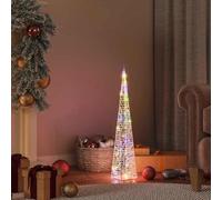 LLEZKBR Home tools-Cône lumineux LED décoratif en acrylique Multicolore 60 cm