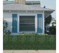 LLEZKBR Maison et jardin, pelouse et jardin - Clôture en gazon artificiel - Vert - 1 x 5 m