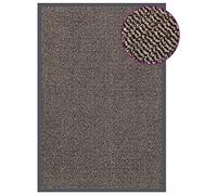 LLEZKBR Tapis de porte touffeté pour maison et jardin, 80 x 120 cm, marron foncé