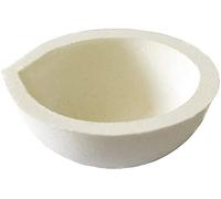 LLF Bol en Céramique pour Creuset Tasse de Vaisselle pour Four de Fusion, Coulée, Affinage Or Argent (250g)