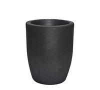 LLF Clay Graphite Crucible Foundry Cup Furnace Torch Melting Casting Refining Gold Silver Copper Brass Aluminum Lead Zinc and Alloys (#20 (Capacity 2400ML))