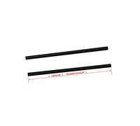 LLF Lot de 2 barres d'agitation pour creuset en graphite de 150 mm de long pour fonte, fonte, affinage, cuivre doré, argenté, 6 mm de diamètre