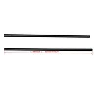 LLF Lot de 2 tiges d'agitation en graphite de 30,5 cm de long pour creuset, fonte, affinage, or, argent, cuivre, 0,6 cm de diamètre