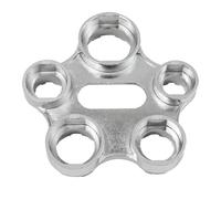 LLFYXM Clé Pour Robinet Evier Universelle 10 en 1, Outil de Démontage Mousseur Robinet M16/M18/M20/M22/M24/M28, Clé À Barboteuse Pour Robinet Facile à Utiliser, Aérateur Robinet Durable en Alliage