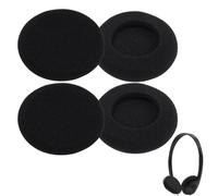 LLFYXM Lot de 4 Coussinets de Rechange pour Sennheiser - en Mousse Respirante - Compatibles avec Sennheiser PC131 PC8 PX80 PX100 PX200II - Noir