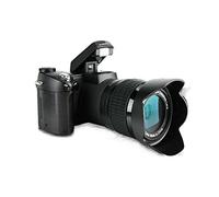 LLGTFQ Caméra Caméscope HD 33MP Objectif Grand Angle + Téléobjectif 24X + LED + Ensemble Trépied pour Le Streaming(1 UK)