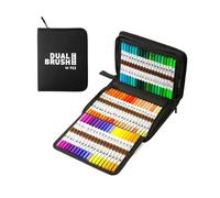 LLHCF 60/72/80/100 marqueurs de peinture acrylique de couleur à double pointe pinceau marqueurs fournitures d'artisanat pour le dessin
