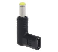 LLHCF Adaptateur d'alimentation USB C femelle vers connecteur d'alimentation mâle 5,5 mm x 2,1 mm