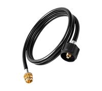 LLHCF Adaptateur de tuyau de propane de 1,8 m - Connexion sans problème de réservoirs de 9 kg à 0,5 kg - Pour barbecue en plein air, camping, pique-niques