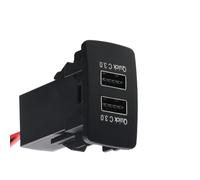 LLHCF Adaptateur double USB rapide pour voiture - Prend en charge la charge rapide de plusieurs appareils pour les modèles