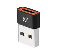 LLHCF Adaptateur métallique de type C femelle vers USB mâle - Charge rapide - Transfert de données à haute vitesse - Compact et large compatibilité - Adaptateur USB C en métal