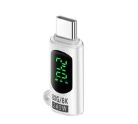 LLHCF Adaptateur USB C 80 Gbps PD240W Type C Extender USB pour vidéo 8K et transfert de données 80 Gbit/s