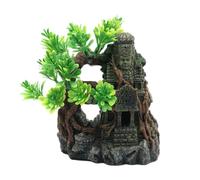 LLHCF Aquariums Délicats Paysage Maison Ancienne Terrarium Paysage Crevettes Maison Statue Aquariums Habitat Décors