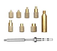 LLHCF Assortiment complet de pointes à souder pour imprimantes TS100 - 8 tailles différentes - Inserts chauffants - Réparation d'appareils - Conseil de développement - Conseils de soudure
