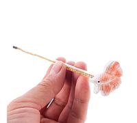LLHCF Baguette d'entraînement pour poissons Betta - Kit de démarrage Betta - Bâton d'entraînement en résine - Habitat naturel - Baguette de queue d'aquarium - Décoration d'aquariums - Équipement de