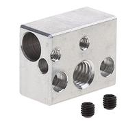 LLHCF Bloc de chauffage en aluminium pour imprimante 3D vers J-head Hotend extrudeuse Hotend bloc chauffant en aluminium