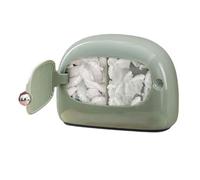 LLHCF Boîte de rangement à usage unique pour comptoir - Peut contenir 200 feuilles - Couvercle anti-poussière et crochet mural - Organisateurs de films étirables