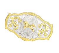 LLHCF Boucle de ceinture vintage de rechange unique en métal pour photo, accessoire délicat, punk, petit ami, boucle western vintage, Tête de cheval., taille unique