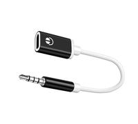 LLHCF Câble convertisseur auditif de type C vers 3,5 mm pour casques analogiques pour les trajets et les voyages