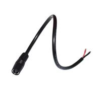 LLHCF Câble d'alimentation 16 AWG - Connecteur femelle de 7,9 mm x 0,9 mm vers extrémité ouverte - Câble adaptateur 144 W pour solution d'alimentation extérieure - Câble de charge pour panneau solaire
