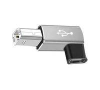 LLHCF Câble de charge carré USB vers USB C avec bouche carrée vers type C - Adaptateur d'alimentation convertisseur pour ordinateur portable, téléphone, tablette, connecteur portable