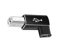 LLHCF Câble de charge carré USB vers USB C avec bouche carrée vers type C - Adaptateur d'alimentation convertisseur pour ordinateur portable, téléphone, tablette, connecteur portable