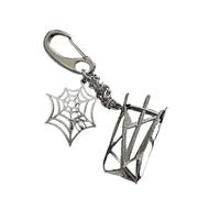 LLHCF Chaîne amovible style gothique punk et support en métal pour un transport quotidien Porte-clés Streetwear Accessoire en métal, b, taille unique