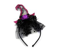 LLHCF Chapeau de sorcière multifonction pour Halloween, accessoire de déguisement pour enfants, filles, décoration de fête de maternelle