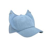 LLHCF Chapeau en jean polyvalent pour déguisement de baseball, anime, cosplay, accessoires pour événements en plein air, activités de plein air, bleu clair, taille unique