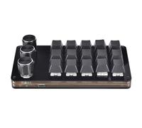 LLHCF Clavier de programmation macro 15 touches 3 boutons pour clavier mécanique pour clavier de jeu à chaud