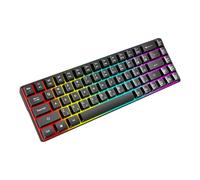 LLHCF Clavier mécanique compact 68 touches avec rétroéclairage LED et durabilité pour des performances élevées