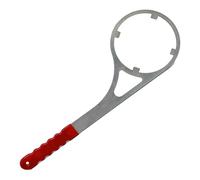 LLHCF Clé à boîtier de filtration d'eau en métal de 12,2 cm de diamètre intérieur, pratique, robuste, poignée ergonomique pour une utilisation facile, outil professionnel de filtre à eau