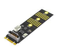 LLHCF Clé B + M 7 broches vers boîtier de disque SSD 2,5" pour 2242 2260 2280