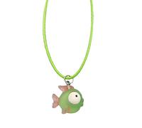 LLHCF Collier esthétique motif poisson clown géométrique simple chaîne clavicule pour femmes filles collier ligne de cire collier fête cadeau d'anniversaire poisson clown pour filles, taille unique