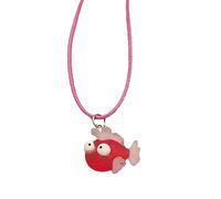 LLHCF Collier esthétique motif poisson clown géométrique simple chaîne clavicule pour femmes filles collier ligne de cire collier fête cadeau d'anniversaire poisson clown pour filles, taille unique