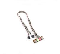 LLHCF Connecteurs de câble d'ordinateur PC Panneau avant USB 3,5 mm USB 2.0 Prise Guard Extension Microphones Câble d'écouteurs Panneau PC Remplacement