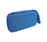 LLHCF Coque rigide pour impression d'accessoires de stylo durable, construction en tissu Oxford, design portable, loisirs créatifs pour enfants, organiseurs de stylos résistants aux chocs, bleu