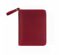 LLHCF Couvertures en cuir à fermeture éclair pour carnet de poche de 8,9 x 14,9 cm, petits blocs-notes, couverture de journal en cuir, étui de protection avec fermeture éclair