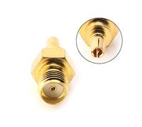 LLHCF CRC9 Prise mâle vers SMA femelle RF Connecteur coaxial Convertisseur Adaptateur Droit Connecteurs Bornes Femelle Adaptateur Mâle Câble Fil Vis Interface Déconnexion Numérique Assorti