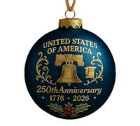 LLHCF Décoration commémorative 250e année Américains Pendentif à suspendre Historique Festival Décoration Collector Article patrimoine Décoration de vacances