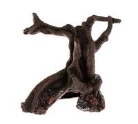 LLHCF Décorations d'aquarium pour poisson pour tronc d'arbre en résine Décoration d'aquarium Poisson en bois flotté pour animaux aquatiques Betta