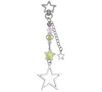 LLHCF Dragonne de téléphone perlée avec cordon papillon fait à la main avec nœud porte-clés sac à dos téléphone appareil photo accessoire