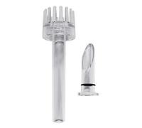 LLHCF Écumoire flottante en verre aquatique pour filtre d'aquarium, écumeur, poisson pour enlever le film sale avec contrôle